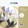HEYDA Paper for Folding, Origami"Crystal", White/Gold