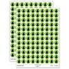 Pear Fruit Solid 200+ Round Stickers - Matte Finish -