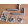 Lever Handle, 19mm Approved Bolt Through Lever Handle on Rose,
