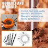 Shengsenfu Black Drill Bit Sharpener, Handheld Drill Bit Sharpener for