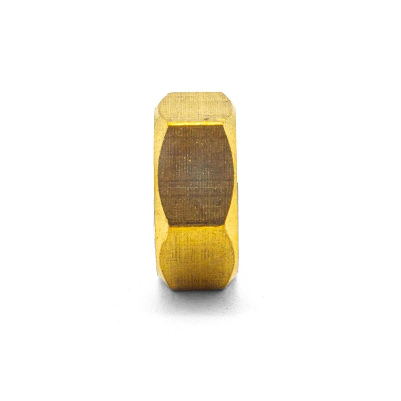Hippo Hardware M3.5 (3.5mm) Solid Brass Hexagon Full Nuts for