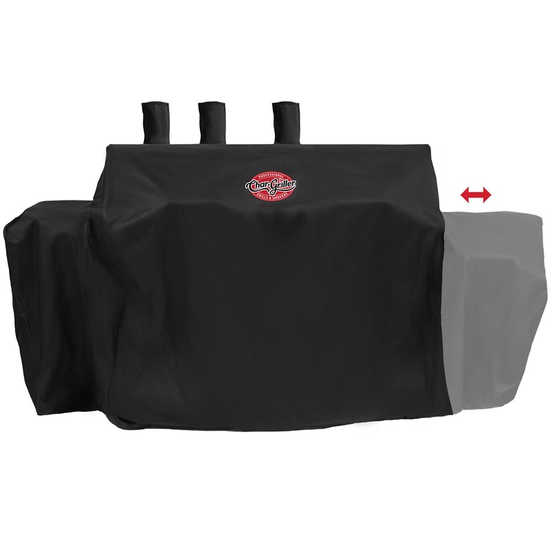 Char-Griller® 3-Burner Dual Fuel Expandable Propane Gas and Charcoal Outdoor