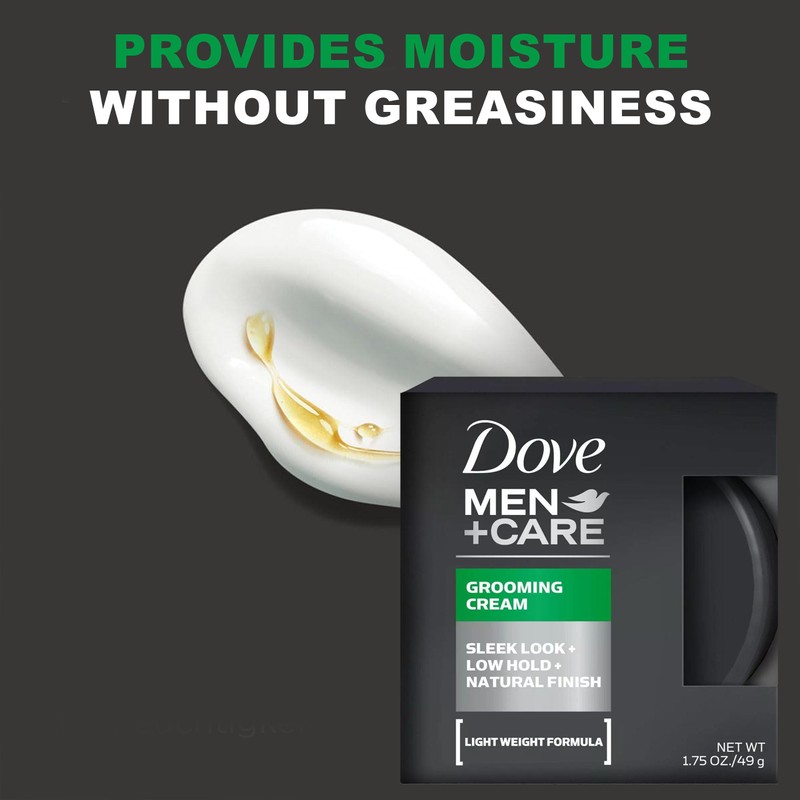 Dove Men+Care Grooming Cream, 3 Pack Hair Styling Cream for