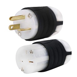 Iron Box NEMA 6-20 Plug and Connector Set for 20A, 250V, UL Listed, IBX-620PR