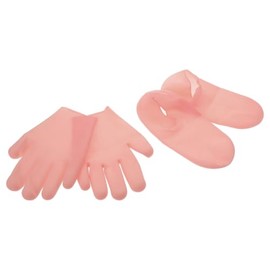 Guantes Hidratantes Calcetines Cuidado de Pies Secos y Agrietados para Manos de Silicona Nocturno Cómodo para Spa en Casa