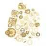 Operitacx 40pcs Tiny Watch Cogs Metal Gear Charms for Jewelry