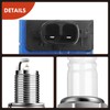 A-Premium Set of 6 (Blue) Ignition Coil Pack and Iridium