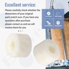 4 Pack 44-96-0140 Panel Saw Roller White for 6480 6480-20,