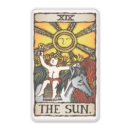 GT Graphics The Sun Tarot Card - Vinyl Sticker Waterproof Decal