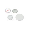ChiButtons 32mm Round Flat Back Button Parts [Metric System] (100