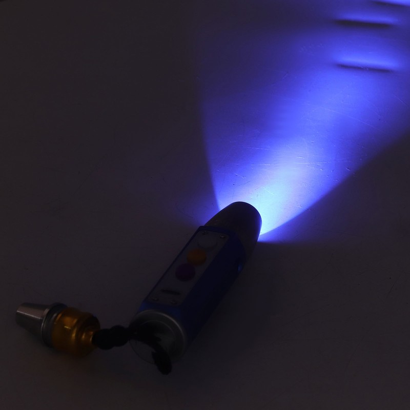 Adjustable Gem Identification Light Pocket 3LED Jewelry Appraisal Flashlight with