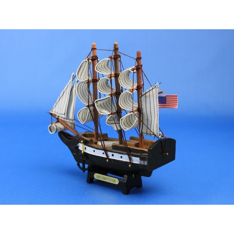 Hampton Nautical USS Constitution Tall Ship, 7"