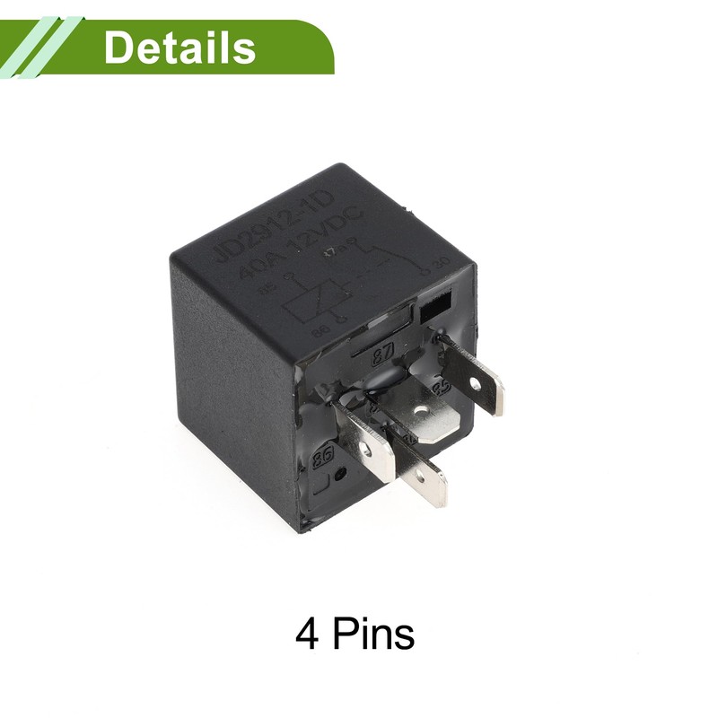 HOPESPANNER 4 Pins 12V 40A Auto Relay with Harness Socket