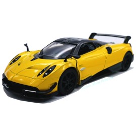 Kinsmart 1:36 - 2016 Pagani Huayra BC - 5" Diecast Toy Car - 8 Colors - Yellow
