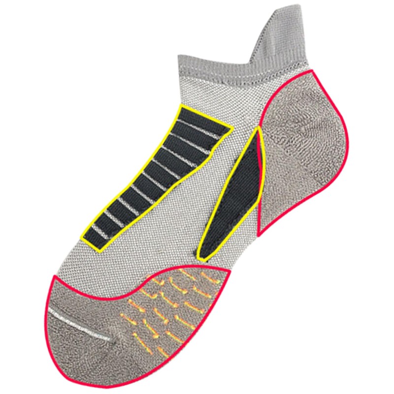 Dress Cici Men's Cushioned Low Cut Socks with Heel Tab,