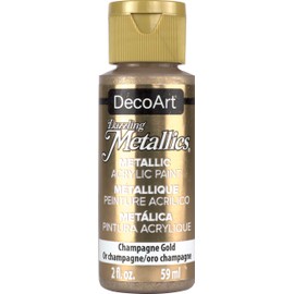 DecoArt Americana Acrylic Metallic Paint, Champagne Gold