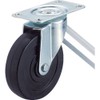 TRUSCO(トラスコ) 台車用キャスター Φ100 ゴム車 自在 TYSG-100RH