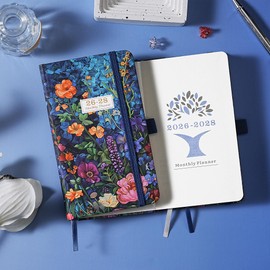 2026-2029 Pocket Planner/Calendar - 3 Year Monthly Planner 2026-2029, July 2026 - June 2029(36 Months), 6.3" x 3.7", Monthly Planners with Inner Pocket, Pen Holder & Elastic Closure - Colorful