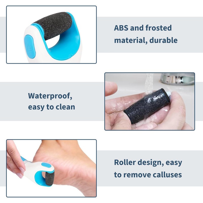 9 Pcs Pedi Replacement Rollers for Scholl, Refills for Scholl