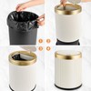 Pukomc Smart Induction Waterproof Trash Can for Bathroom, Bedroom, Office