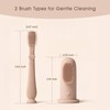 Moonkie Baby Finger Toothbrush Tongue Oral Cleaner Kit for 3