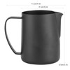 Stainless Steel Milk Frothing Pitcher, Black Matte Appearance Coffee Latte