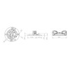 SO-TECH® Swivel Bolt Diameter 61 mm, Brass-Plated Steel, Worktop Connector,