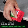 Diamond Hand Polishing Pads, 5PCS Diamond Sanding Pads 60/120/240/400/1000 Grit
