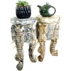 Flower Bench, Stool, Tripod Side Table, Decorative Object, 50 cm,