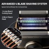 Electric Foil Shavers for Men: Upgraded Mini Razor with 4