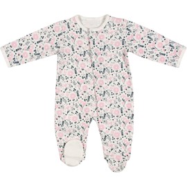 Magnetic Me Footie Pajamas 100% Organic Cotton Baby Sleepwear Quick Magnetic Fastener Sleeper Fall Garden 0-3 Months