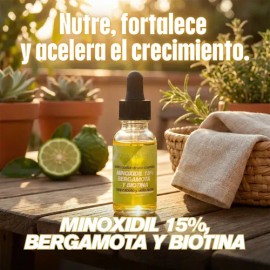 Minoxidilmax 15  Bergamota  Biotina Cabello Y Barba 3pack                                                                                             