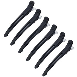 Pack of 6 Section Clips, Hairdresser Clips, Hair Clips, Women's Hair Clips, Curler Clips, No-Trace Section Clips, Professional Salon Hair Clips