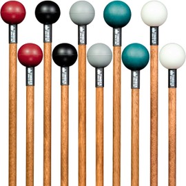Timber Drum Co. Percussion Mallet Large Set — AMERICAN MADE & U.S.A. ASSEMBLED — Sticks for Marimba, Cymbals, Timpani, Glockenspiel, Woodblock, 15.25"