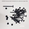 20PCS Nylon Universal Cable Tie Buckle, Heavy Duty Self Locking