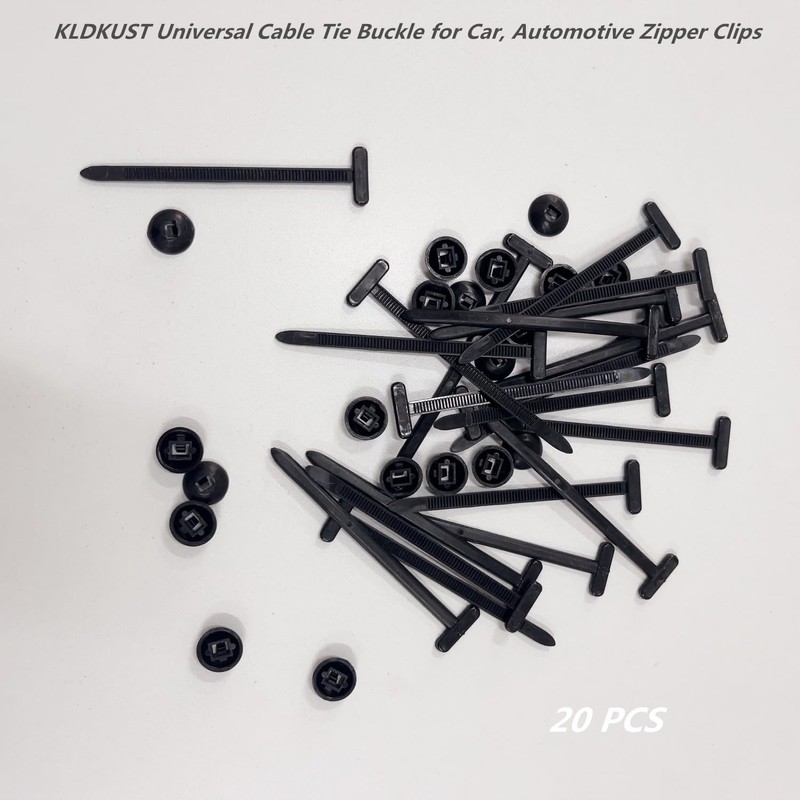 20PCS Nylon Universal Cable Tie Buckle, Heavy Duty Self Locking