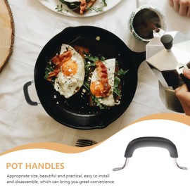 Cabilock 4PCS Universal Pot Lid Cover Knob Handle Stainless Steel Kitchen Cookware Replacement Pan Pot Handgrip Lid Cap for Home Kitchen Accessories