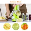 Mandoline Slicer Spiralizer With 3 Interchanging Ultra Sharp Stainless Steel