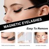 Richsky Magnetic Eyelashes, 3D Reusable Natural Magnetic Eyelashes Waterproof Set