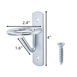 Cididu 10 Pack Bucket Hooks for Horses, Metal Water Bucket Hangers with Screws, Heavy Duty Wall Mount Feed Bucket Holder for Horse Stalls Stable Livestock Barn Farmhouse Supplies