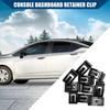 Hihaha Console Dash Panel Fastener Retainer Clips Rivets for Car