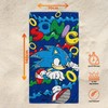 Clondo Telo Mare Bambino Per Sonic Fan - Microfibra Morbida