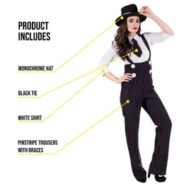 Fun Shack Gangster Costume, m