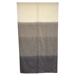 Sunnyday Fabric SunnyDayFabric Doorway Curtain (W33.5'xH59') GENSOU Tapestry noren Room Divider (Brown)