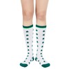 Komorebi Knee High Stripe Socks for Women - St. Patrick's