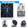 FUTLU 2024 Upgrade Car Umbrella Sunshade with Pull Rope,Windshield Sun