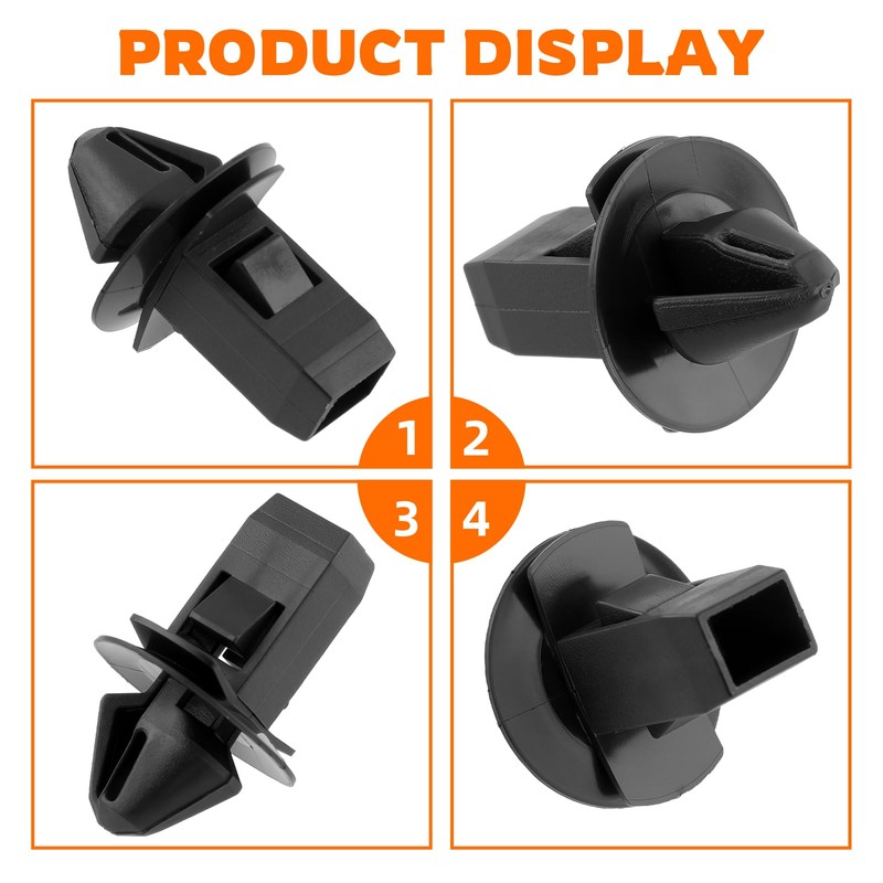 GoaMotors 8PCS Grille Moulding Clips 68213168AA Fit for Ram 1500