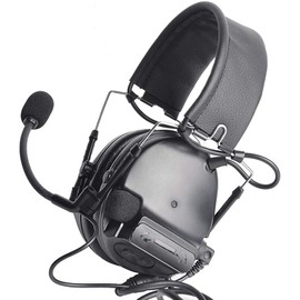 JinBling ZTAC Comta III Ztac Headset Sound Collector Soundproofing BK