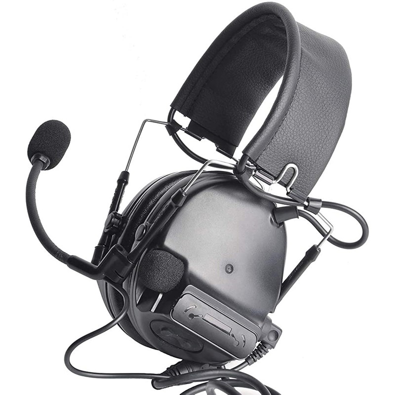 JinBling ZTAC Comta III Ztac Headset Sound Collector Soundproofing BK