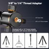 EMART 36mm Metal Tripod Ball Head, 360°Rotating Panoramic Heavy Duty